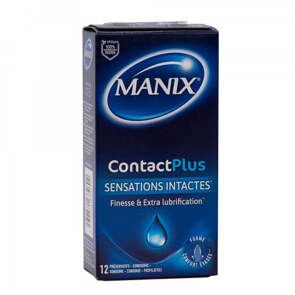 Manix ContactPlus Sensations Intactes, 12 condoms, 18 cm