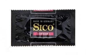 SICO 54 Size, Latex, Clear, 18 cm (7 in), Ø 5,4 cm (2,1 in), 100 Condoms