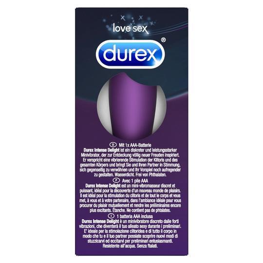 Durex Intense Delight Mini Vibrator, Purple, 9 cm