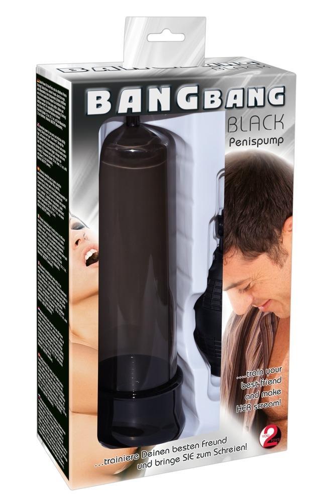 You2Toys Bang Bang Penispump, Black, 20 cm