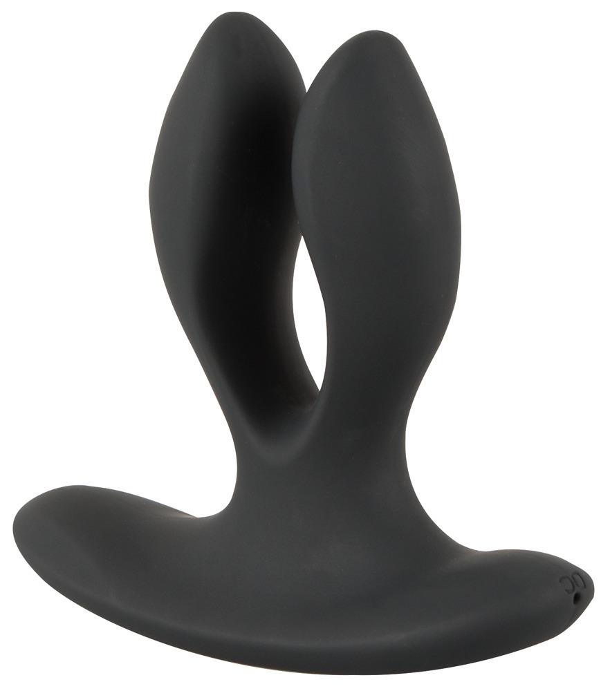 XOUXOU Vibrating Expander Butt Plug, 9 cm, Black