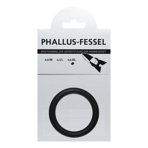 AMARELLE Phallus-Fessel, Latex Cockring, XL, Black, ¯ 50 mm