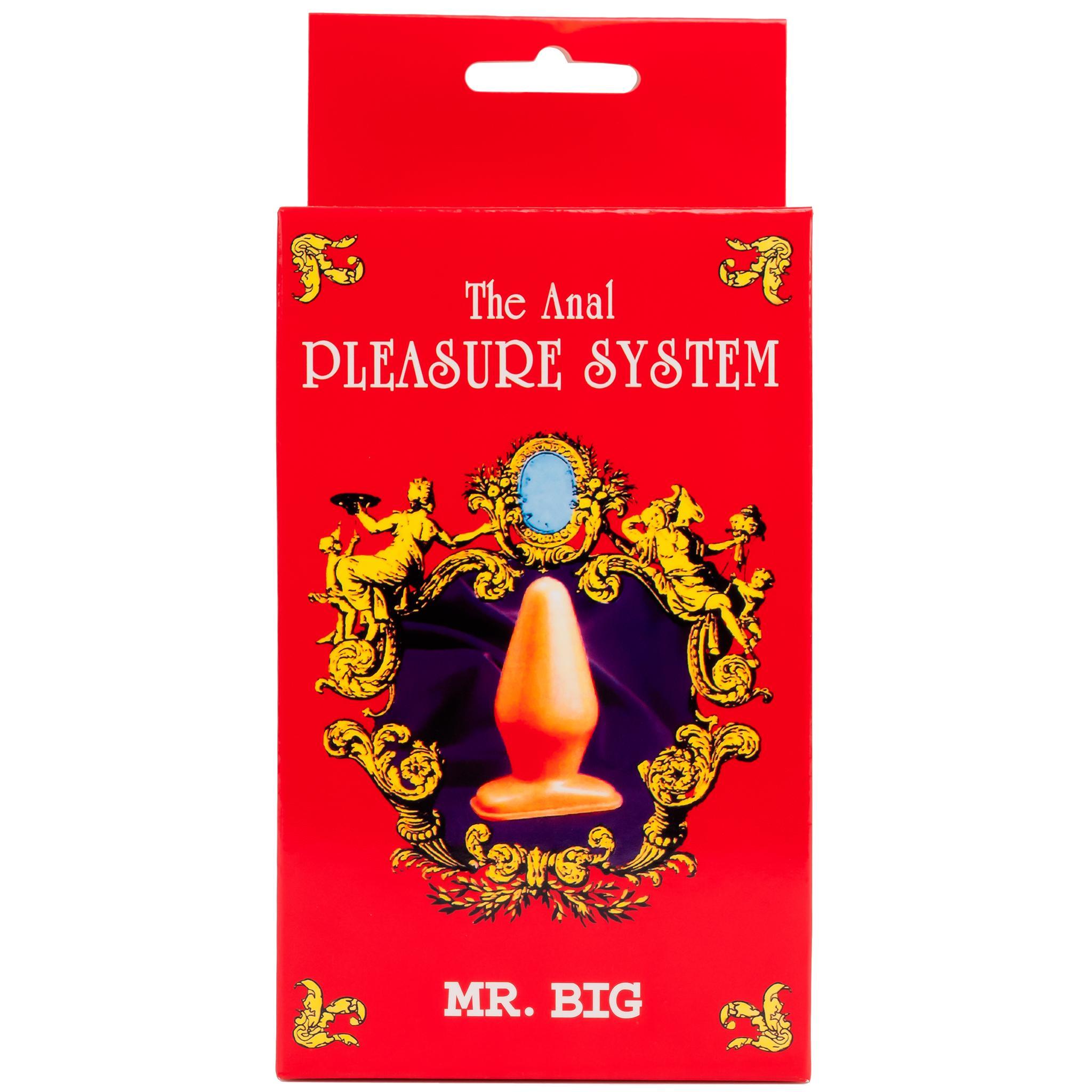 The Anal Pleasure System - Mr. Big Anal Plug, Flesh, 14 cm