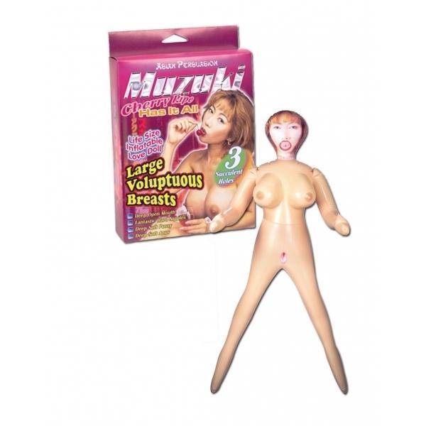 Muzuki Cherry Ripe Love Doll, 3 Holes, Flesh, 152 cm