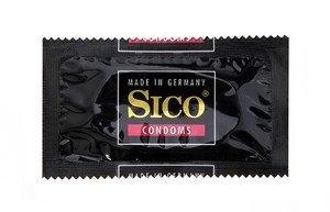 SICO Safety, Latex, 18 cm (7 in), Ø 5,2 cm (2,0 in), 100 Condoms