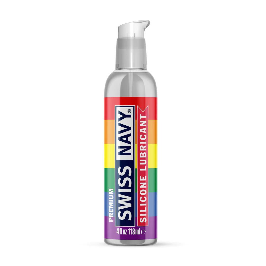 Swiss Navy, Premium - Siliconebased Lubricant - Pride Edition - 4 fl oz / 118 ml