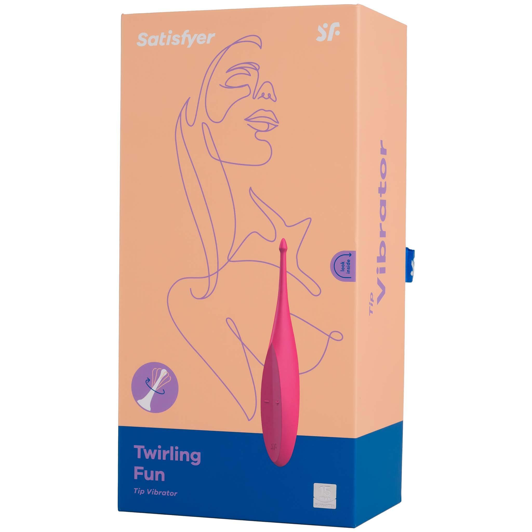 Satisfyer Twirling Fun Vibrator, Pink, 17,5 cm