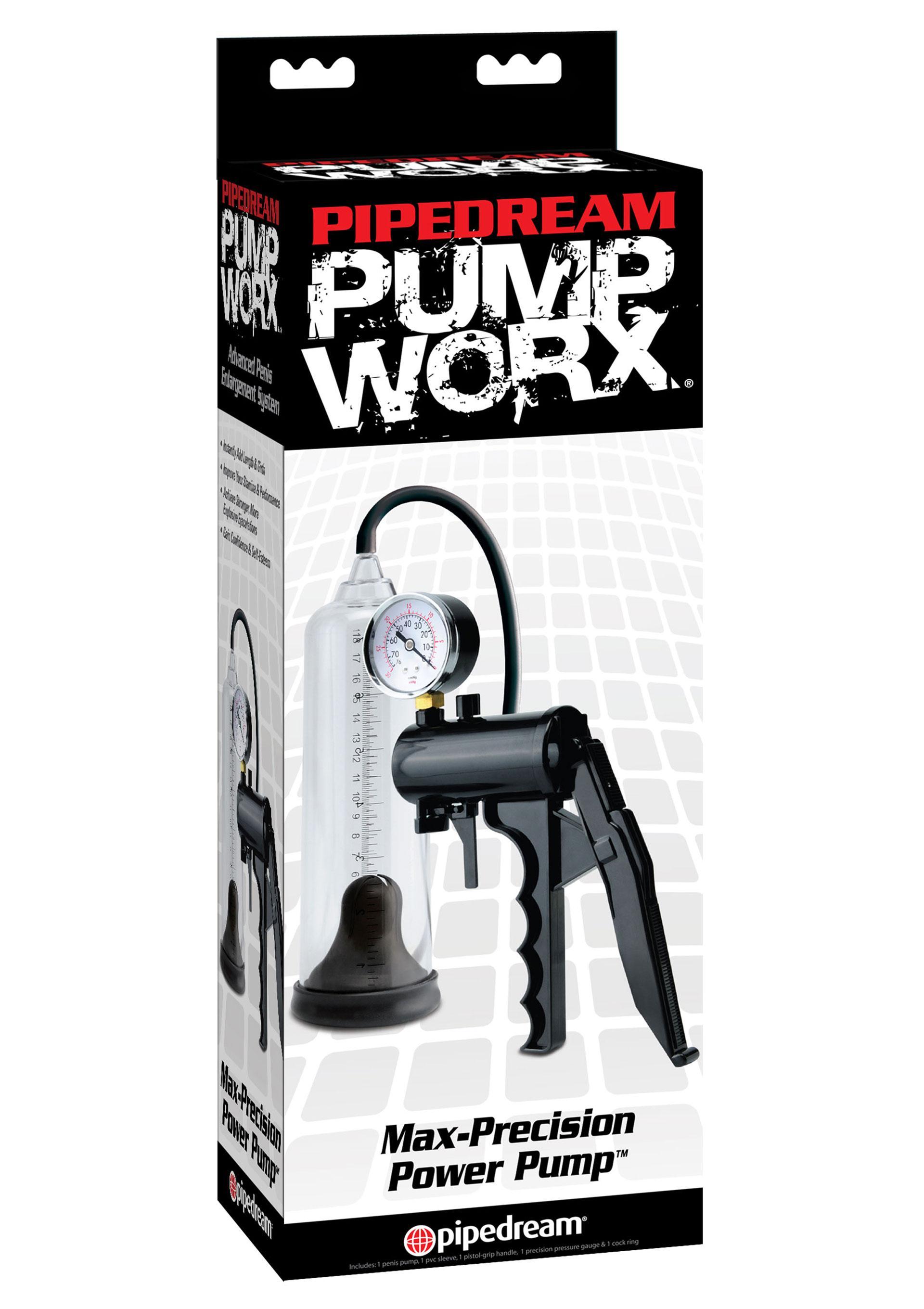 Pipedream Max Precision Power Pump, Black