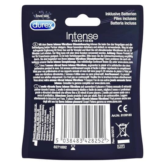 Durex Intense Vibrations Cockring, White