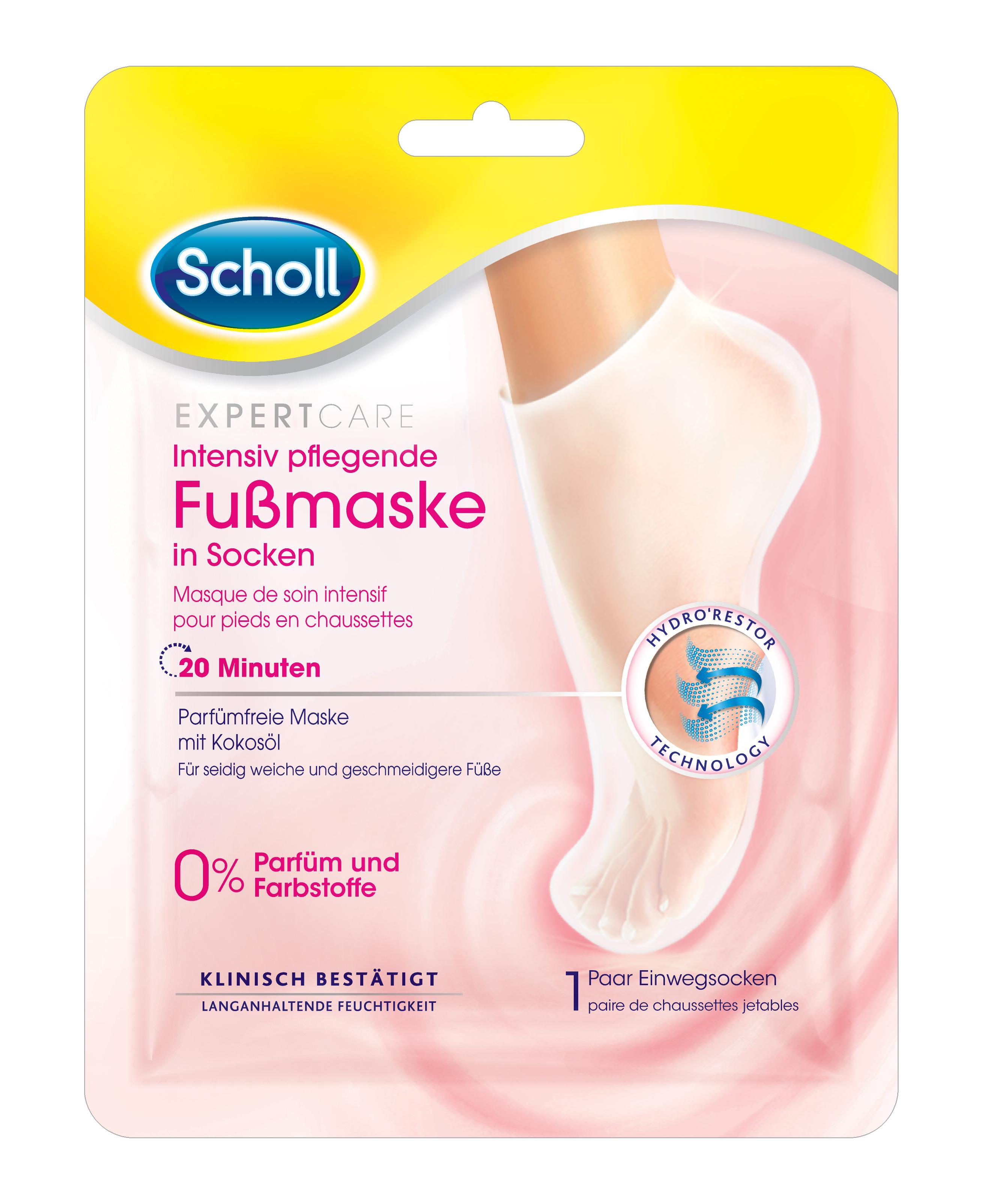 Scholl Fussmaske mit Kokosöl Sensitiv