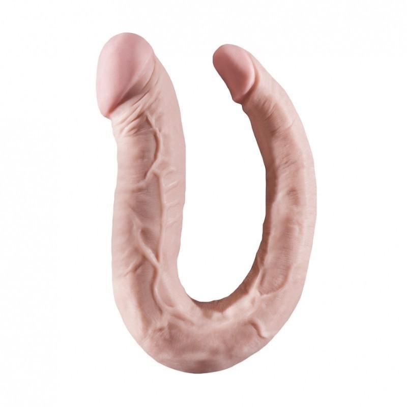 NMC HOODLUM U Shape Double Dong, Flesh, 40 cm