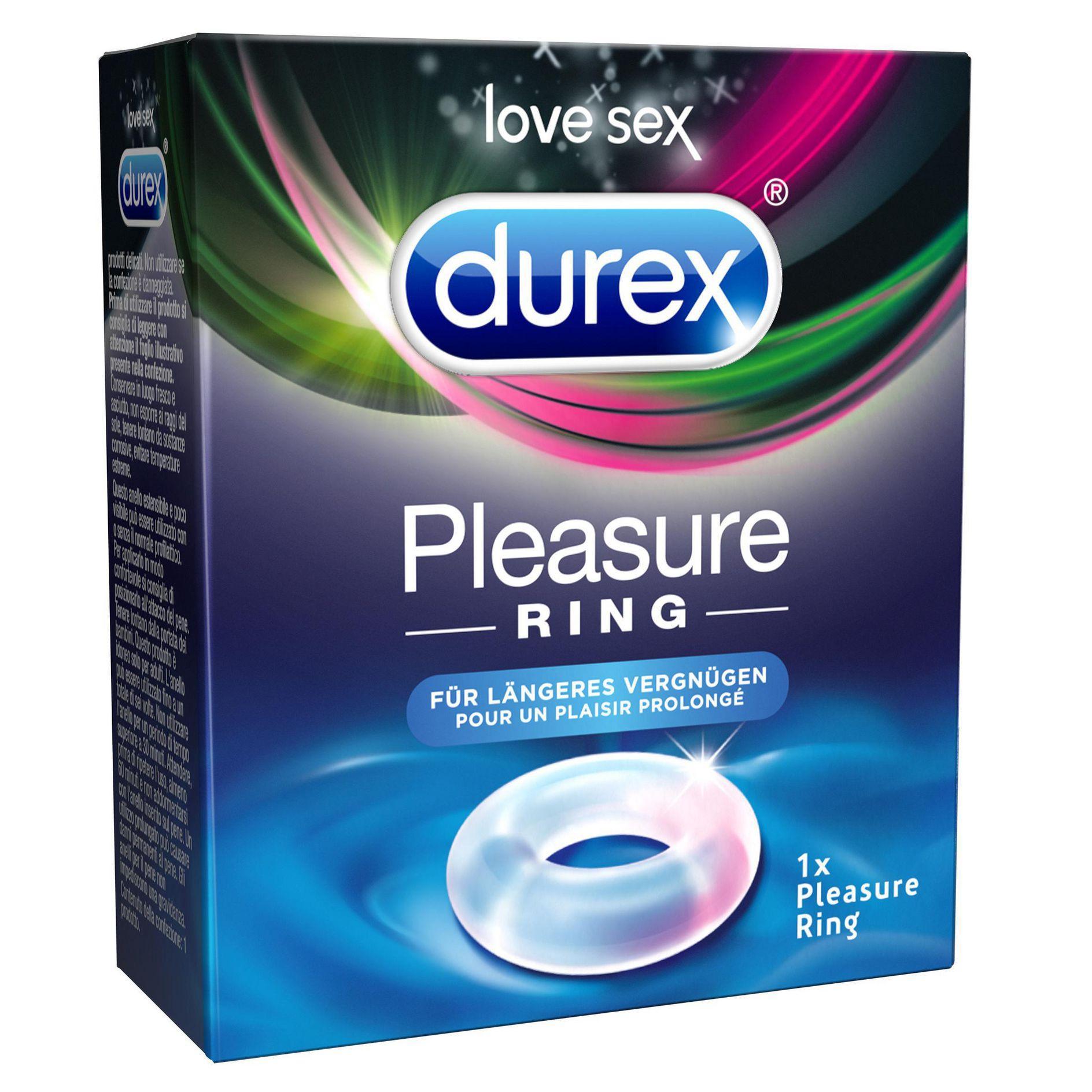 Durex Pleasure Ring, Cockring, Clear