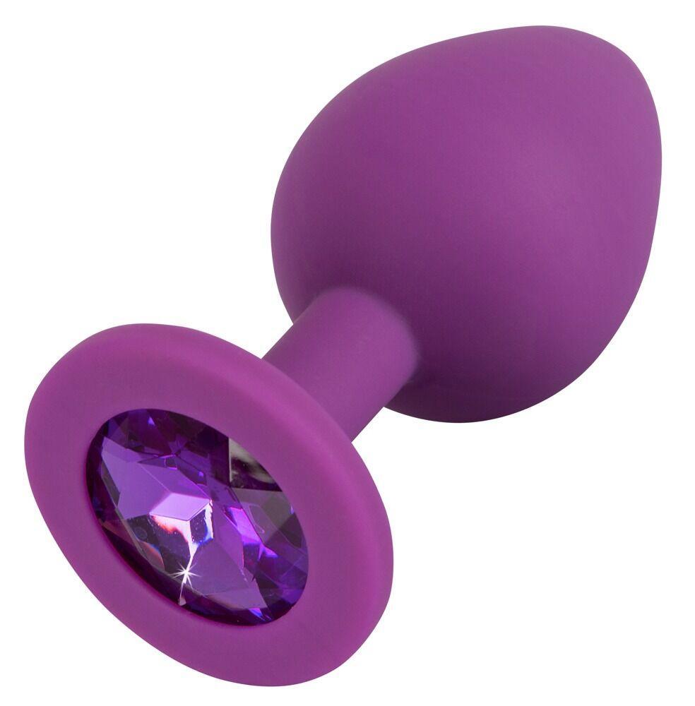 You2Toys Colorful Joy Jewel Purple Plug Medium, 8 cm, Purple