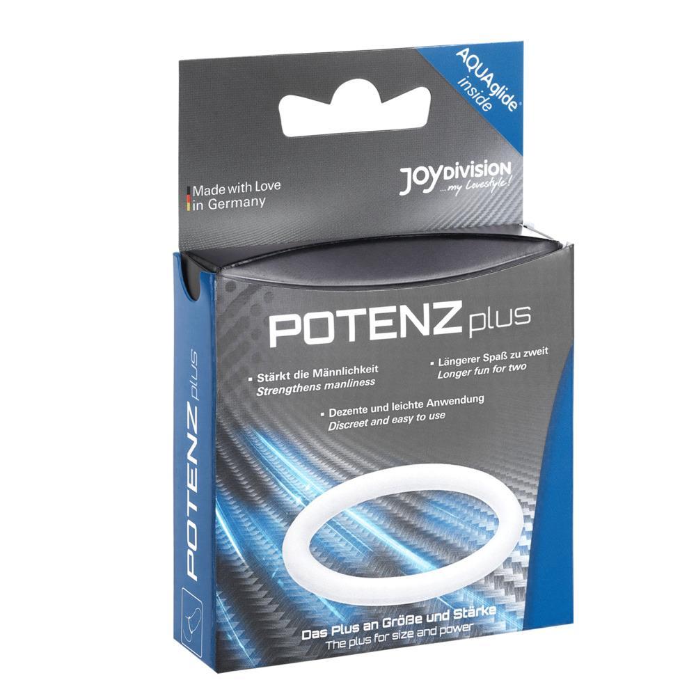 POTENZplus Cockring, Clear, Large, 4,5 cm/1.8 in