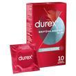 Durex Gefühlsecht Slim Fit Condoms 10 pcs, with Reservoir, Ø 52,5mm, 180mm