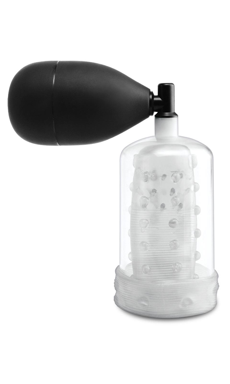 Pump Worx Mini Penis Head Teazer, Masturbator, Clear