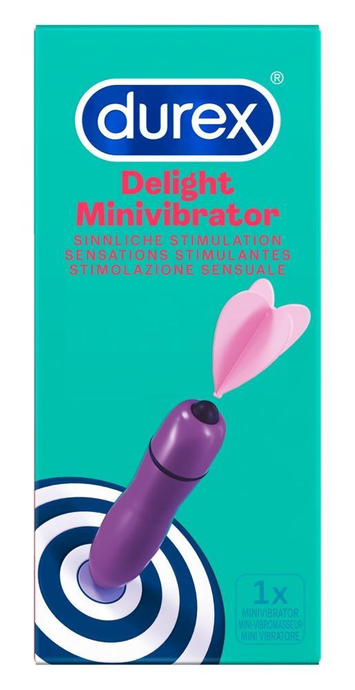 Durex Intense Delight Mini Vibrator, Purple, 9 cm