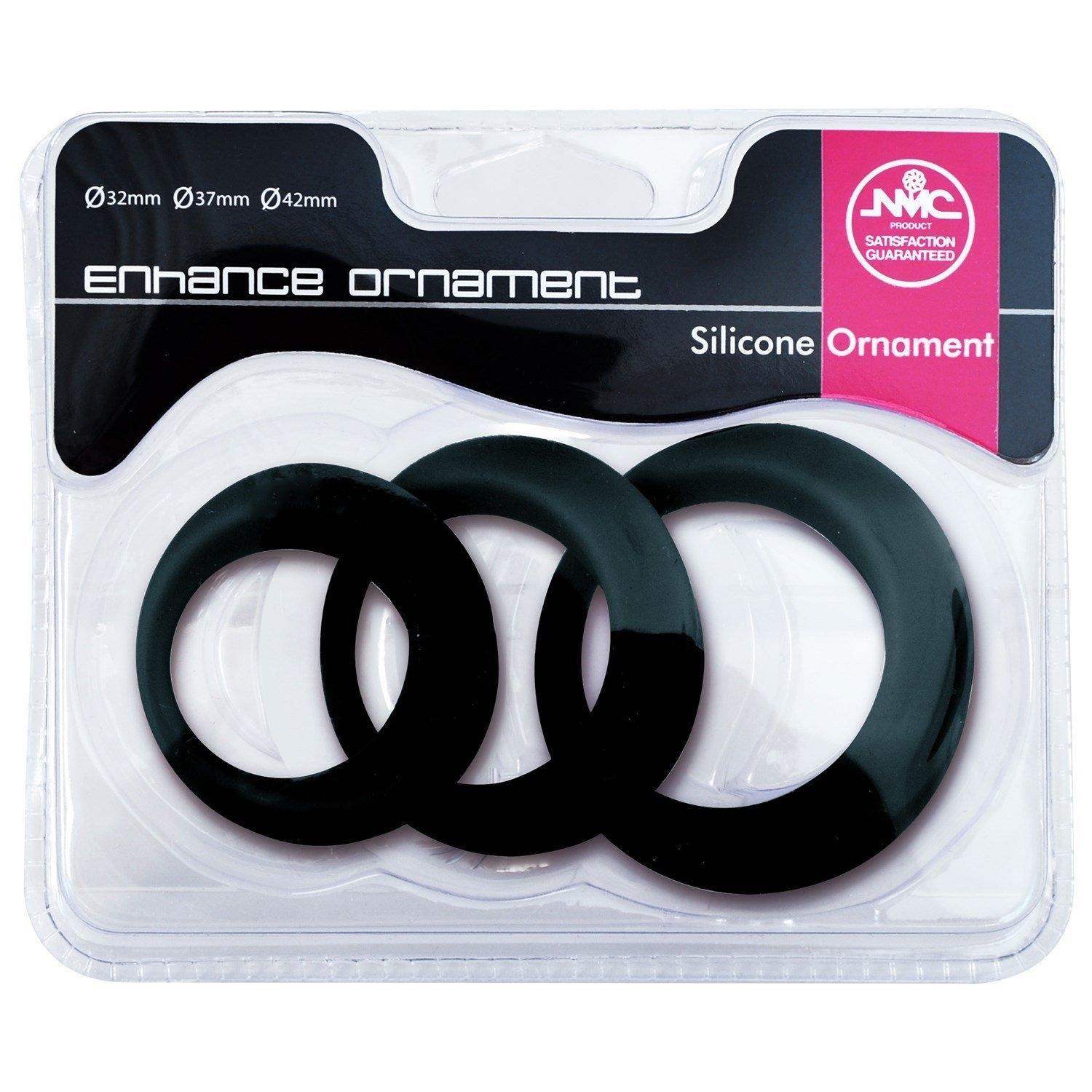 NMC Enhance Ornament Cockrings, Black, ¯ 32/37/42 mm