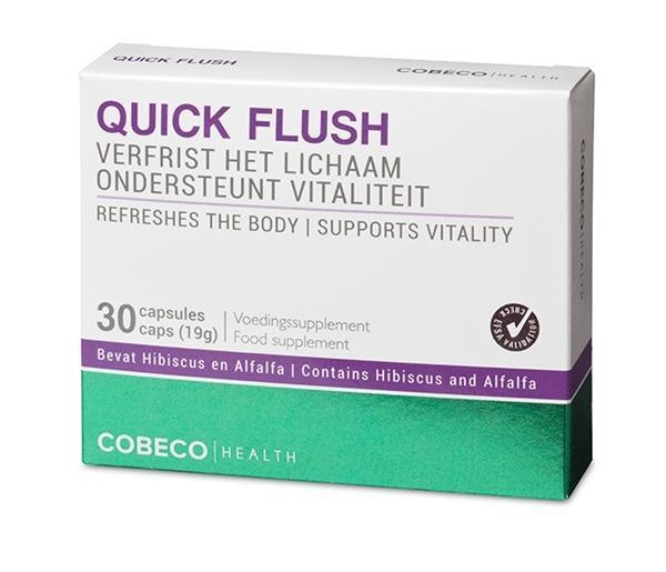 Cobeco Health Quick Flush, Health Supplement, 30 caps