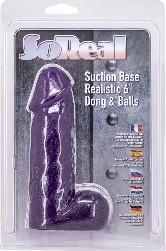 SoReal Dildo 6 Inch, 15 cm, Purple