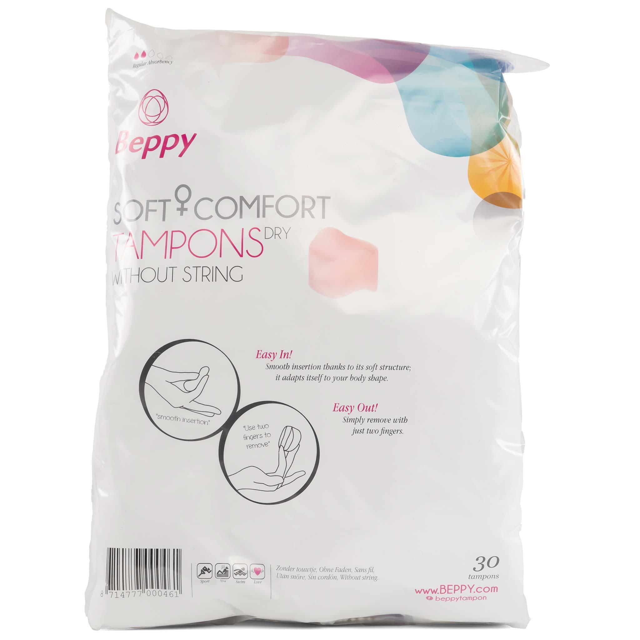 Beppy Soft & Comfort Tampons DRY, Stringless, 30 pcs