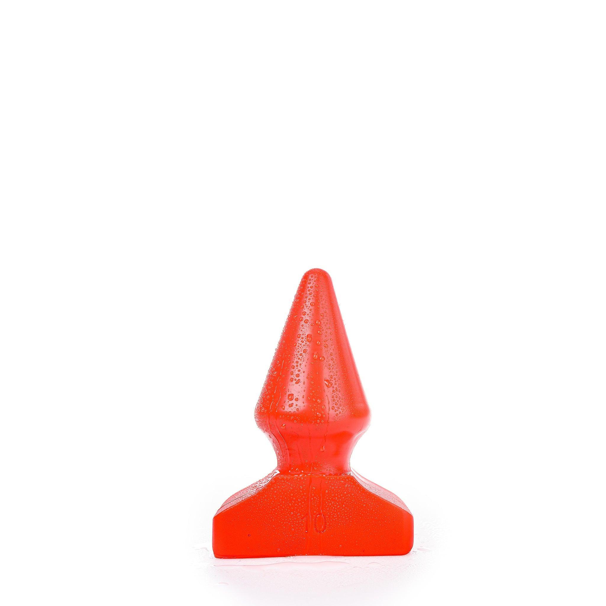 All Red Pop 10 Butt Plug, 22 cm