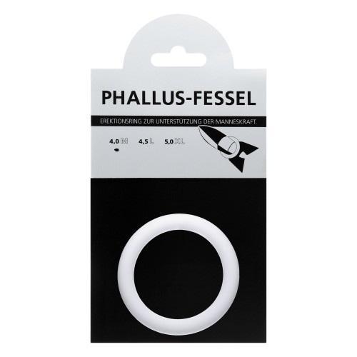 AMARELLE Phallus-Fessel, Latex Cockring, M, White, ¯ 40 mm