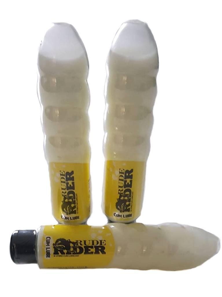 RudeRider Cum Lube, Hybrid Based Lubricant, 175ml (5,9 fl.oz.), Dildo Toy Bottle (17 cm - 6,7 in, Ø 4,1 cm - 1,6 in)