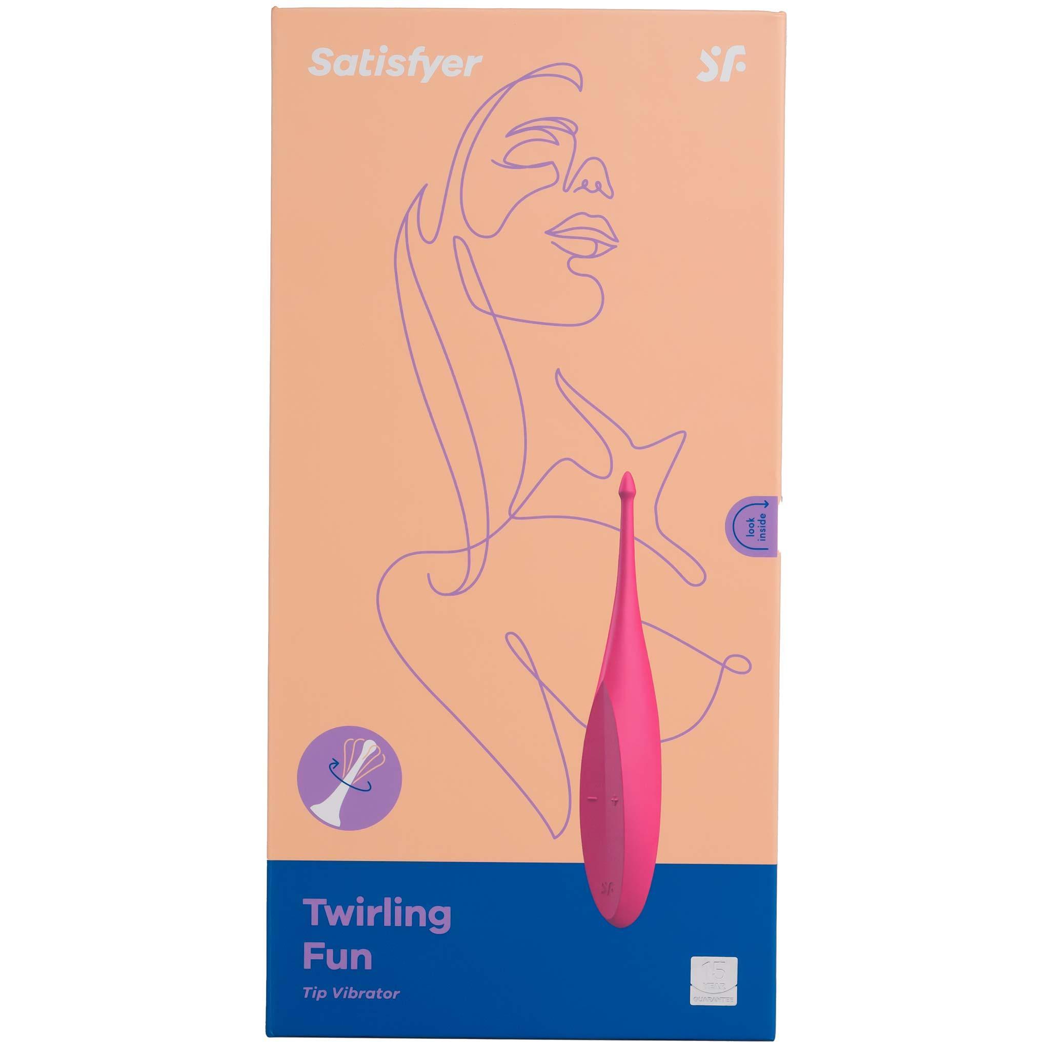 Satisfyer Twirling Fun Vibrator, Pink, 17,5 cm