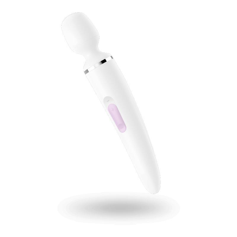 Satisfyer Wand-er Woman Vibrator, White, 7,8 cm