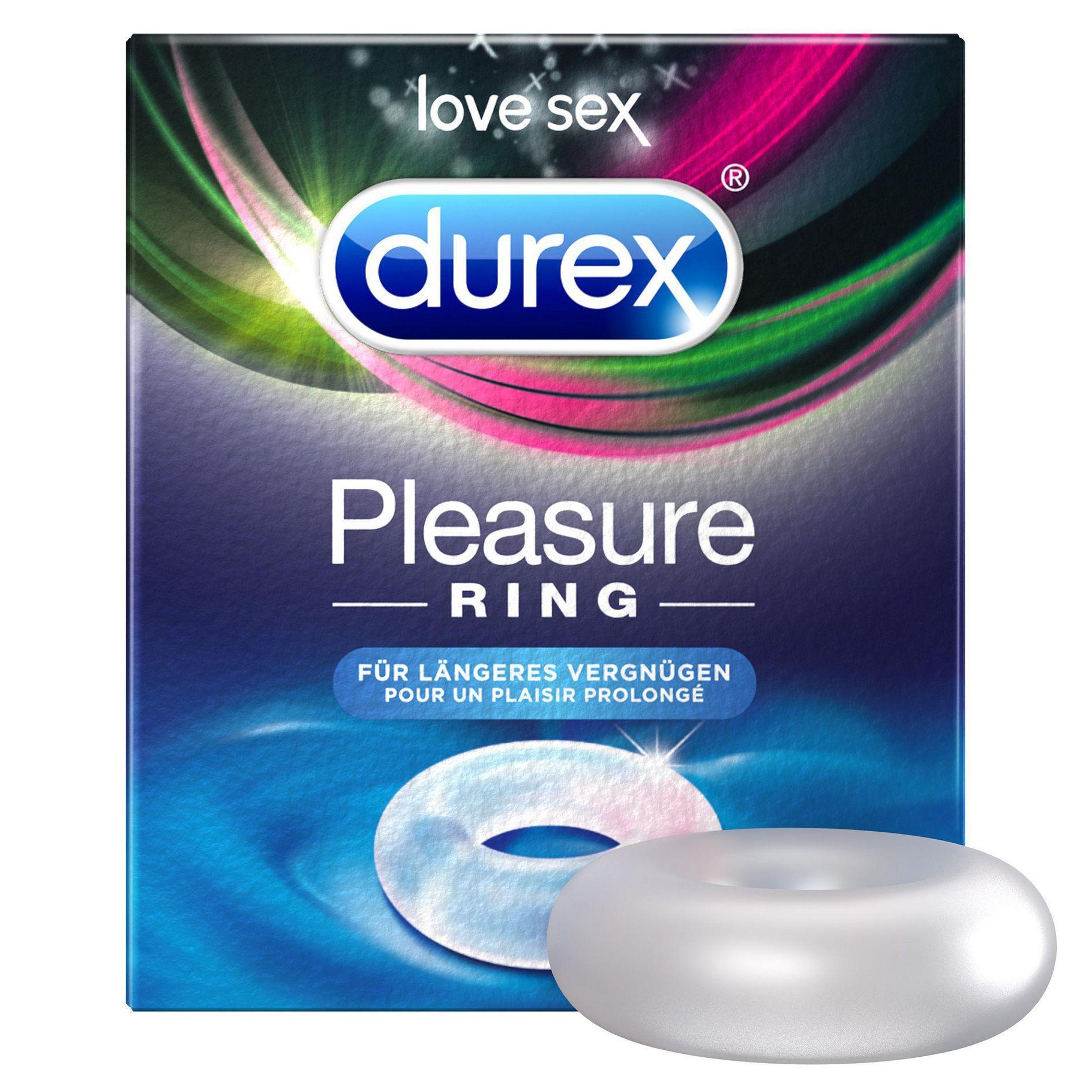 Durex Pleasure Ring, Cockring, Clear